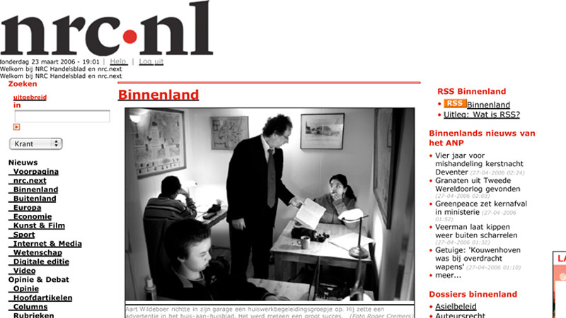         De NRC van 23 maart 2006    